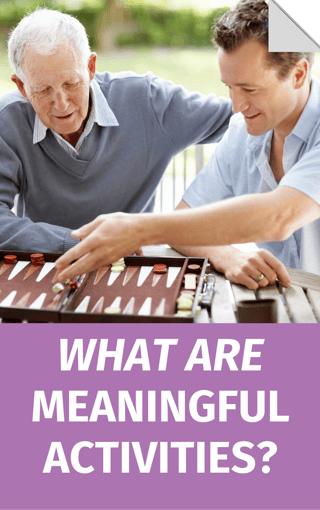 What Are Meaningful Activities